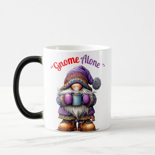 Gnome Alone Magische Mok (Links)