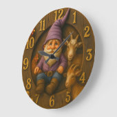 Gnome and Farm Animals in Cozy Garden Scene Grote Klok (Hoek)