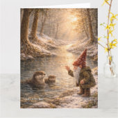 Gnome and Otter  Kaart (Gele Bloem)