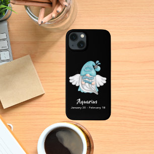 Gnome Aquarius Astrology Sign Angel iPhone 15 Mini Hoesje