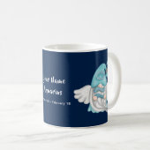 Gnome Aquarius Astrology Sign Angel Jouw naam Koffiemok (Voorkant rechts)