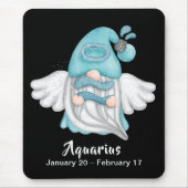 Gnome Aquarius Astrology Sign Angel Muismat (Voorkant)