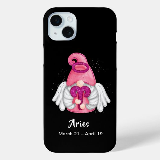 Gnome Aries Astrology Sign Angel Case-Mate iPhone Case (Achterkant)