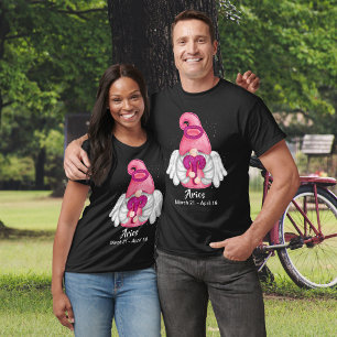 Gnome Aries Zodiac Astrology Sign Angel Unisex T-shirt