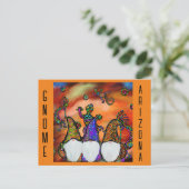 Gnome Art Briefkaart (Staand voorkant)