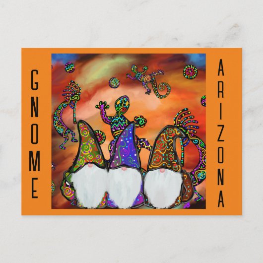 Gnome Art Briefkaart (Voorkant)