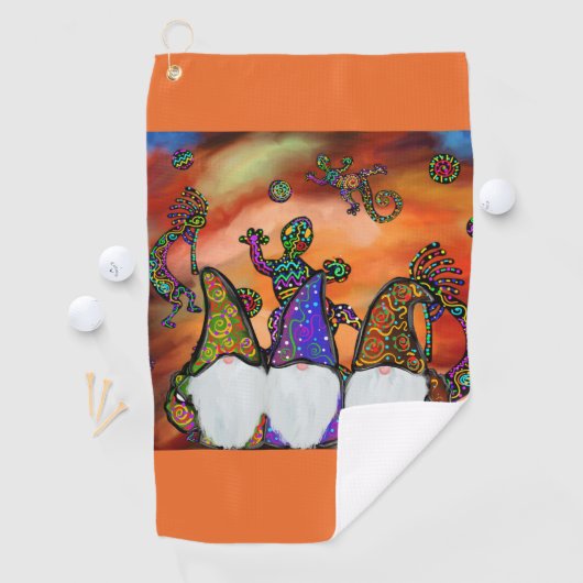 Gnome Art Golfhanddoek (Insitu)