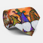 Gnome Art Stropdas (Opgerold)