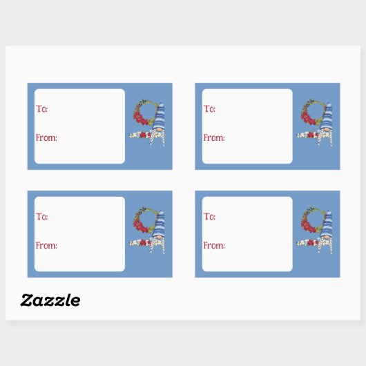 Gnome at Home Cadeau Label (Vel)