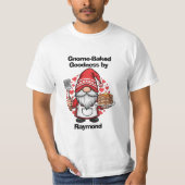 Gnome at home design t-shirt (Voorkant)
