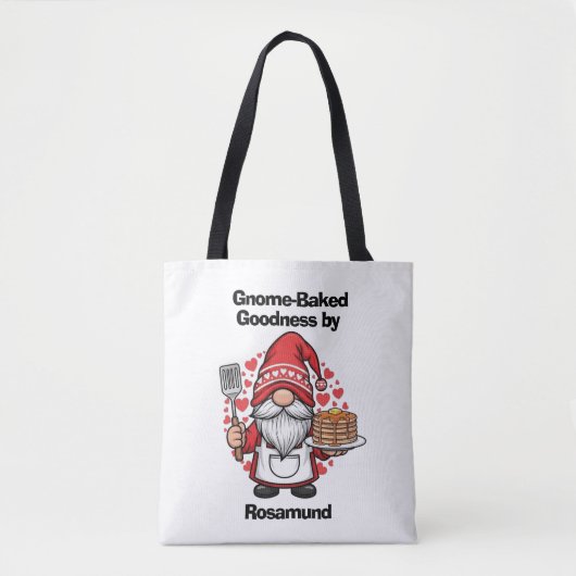 Gnome at home design tote bag (Voorkant)