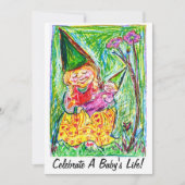 Gnome Baby Shower-uitnodigingen Kaart (Voorkant)