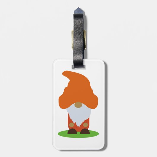 Gnome Bagagelabel (Achterkant verticaal)