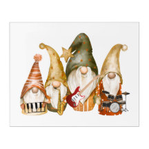 Gnome Band on an Acrylic Art