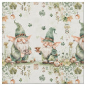 Gnome Barista St. Patrick Groene Koffie Stof (Close Up)