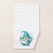 Gnome Bath Towel Set-Hand, Bath, Washcloth Bad Handdoek (Handdoek)