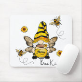 Gnome Bee Kind Sunflower Mousepad Muismat (Met muis)