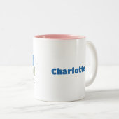 Gnome Bee Kind Tweekleurige Koffiemok (Voorkant rechts)