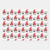 Gnome Birthday Wrapping Paper Flat Sheet Set 3 (Voorkant 3)