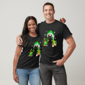 Gnome Black Cat Shamrock St Patricks Day Kitten Gi T-shirt (Unisex)