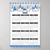 Gnome blauw 2026 poster (Voorkant)