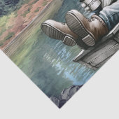 Gnome Boat Coffee Vist Tissuepapier (Detail)