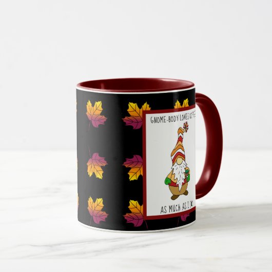 Gnome-body houdt van koffie zoals ik mok (Voorkant rechts)