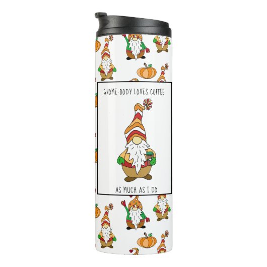 Gnome-body houdt van koffie zoals ik thermosbeker (Geroteerd rechts)