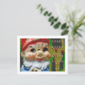 Gnome Body houdt van me Briefkaart (Staand voorkant)