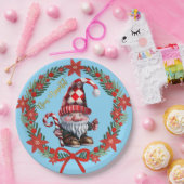 Gnome Bon Appétit Holiday Plate Papieren Bordje (Feest)