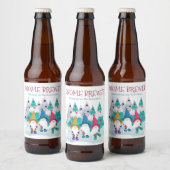 Gnome Brewed Gepersonaliseerd Leuk Thuis Brew Chri Bier Etiket (Flessen)