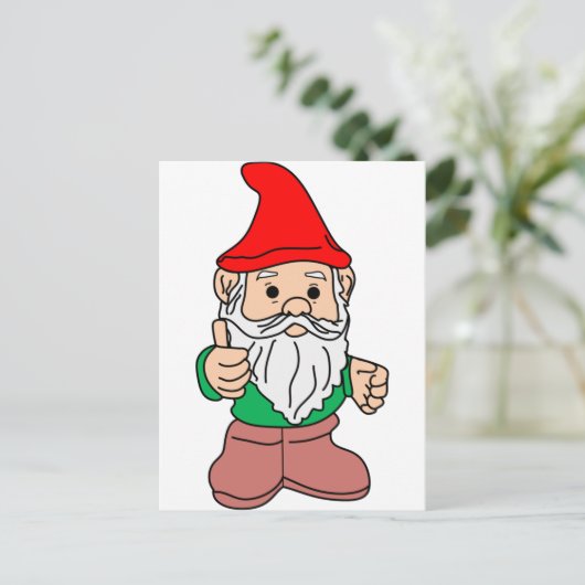 Gnome Briefkaart (Staand voorkant)