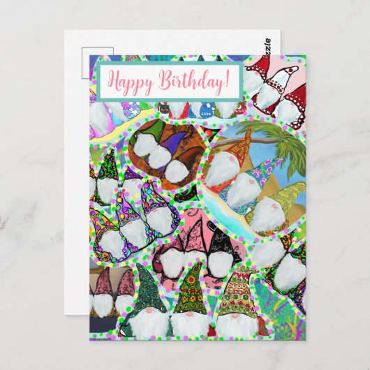 GNOME    BRIEFKAART (Voorkant / Achterkant)