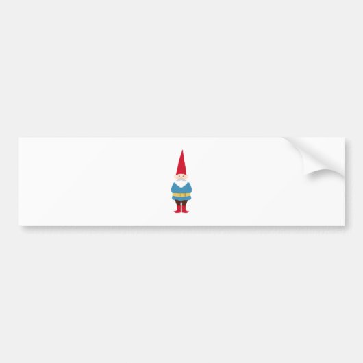 Gnome Bumpersticker (Voorkant)