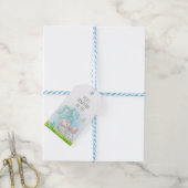 Gnome Bunny Vind Jouw Pasen Cadeaulabel (Met Touw)