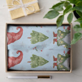 Gnome-cadopakket Tissuepapier Blauw Aquarel (Geschenk)