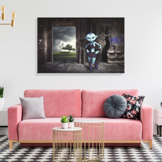 Gnome Canvas Afdruk (Insitu (Woonkamer))