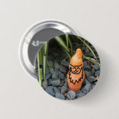 Gnome Carrot Button (Voorkant /achterkant)