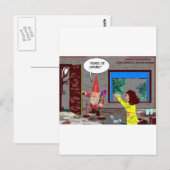 Gnome Cartoon Funny Gifts T - shirts Mokken Kaarte Briefkaart (Voorkant / Achterkant)
