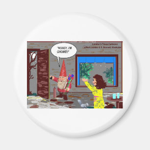 Gnome Cartoon Grappige Cadeaus T-shirts Mokken Kaa Magneet