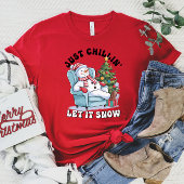 Gnome Chillin Kerst Vrouwen T-shirt
