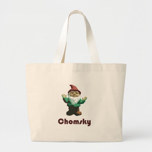 Gnome Chomsky Grote Tote Bag (Voorkant)