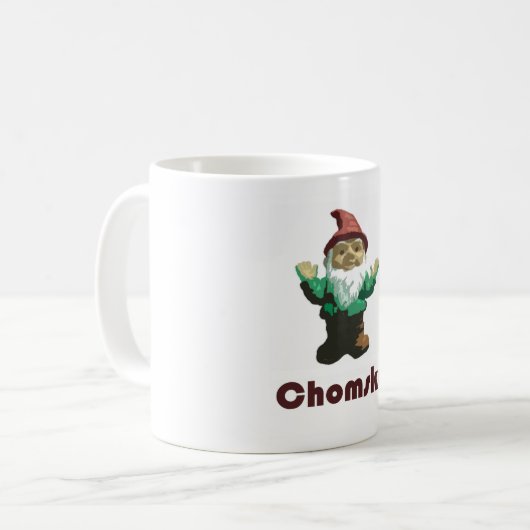 Gnome Chomsky Koffiemok (Voorkant links)