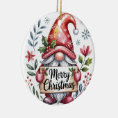 Gnome Christmas Blessings Merry Christmas Ornament (Rechts)