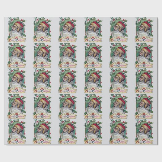 Gnome Christmas Cadeaupapier (Vlak)