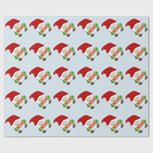 Gnome Christmas Cadeaupapier (Vlak)