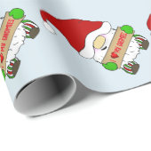 Gnome Christmas Cadeaupapier (Rol Hoek)