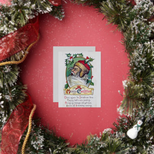 Gnome Christmas Folie Feestdagen Briefkaart