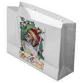 Gnome Christmas Groot Cadeauzakje (Voorkant Gekanteld)