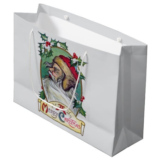 Gnome Christmas Groot Cadeauzakje (Voorkant Gekanteld)